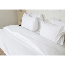 T300 Percale White Color Cotton Fabric Duvet Cover / Quilt Cover Single/Double/Queen/King